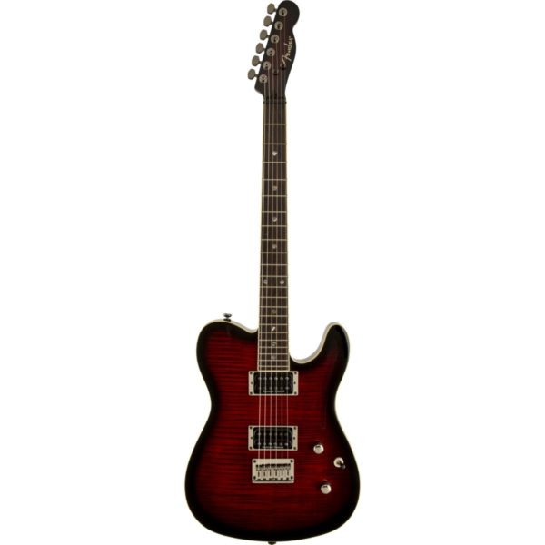 Fender Special Edition Custom Telecaster FMT RW HH Black Cherry Burst