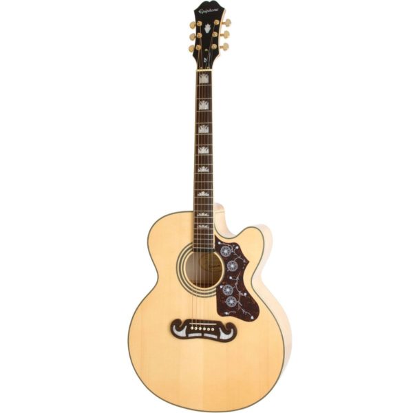 Epiphone EJ-200SCE Natural Gold Hardware