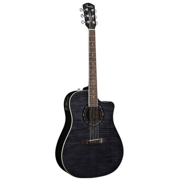 Fender T-Bucket 300CE Flame Maple Transparent B