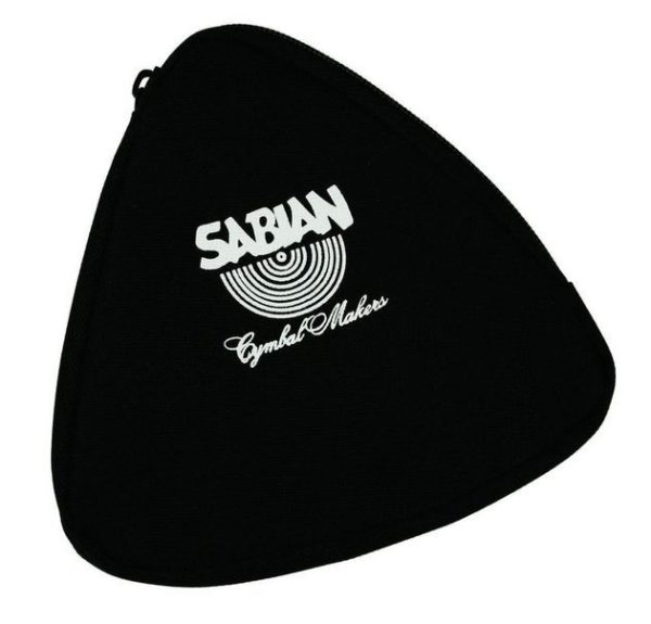 Sabian Black Zippered Triangle Bag 6''