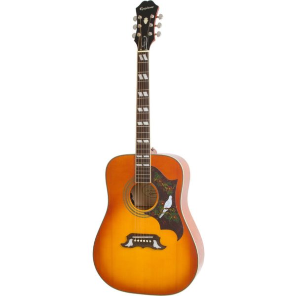 Epiphone Dove Pro Acoustic/ Electric With Fishman Vintage Brown Sunburst