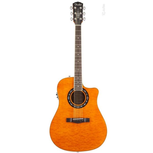 Fender T-Bucket 300CE Amber Quilt Maple