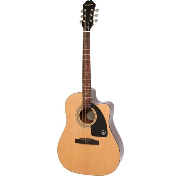 Epiphone AJ-100CE Natural Chrome Hardware