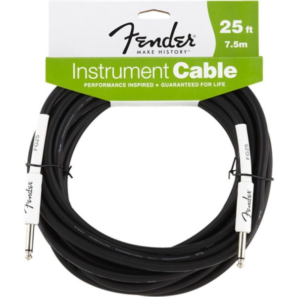 Fender 25' Instrument Cable Black