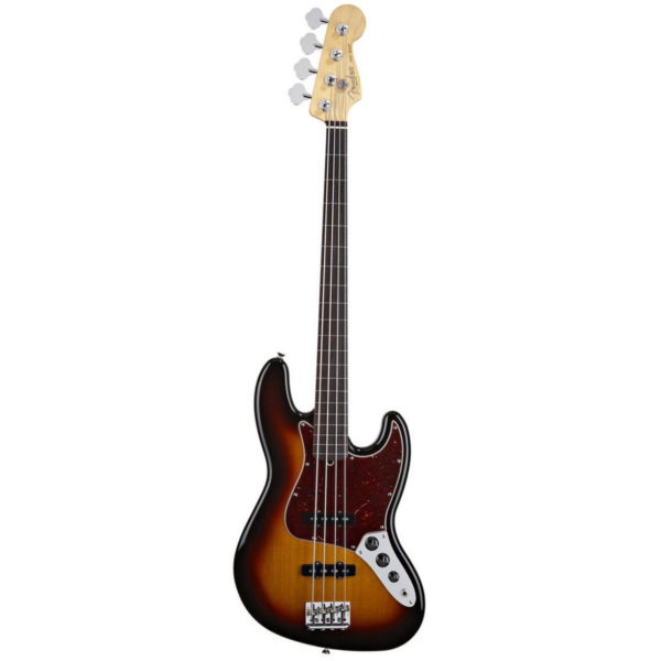 Fender American Standard Jazz Bass 2012 RW Fretless 3-CSB