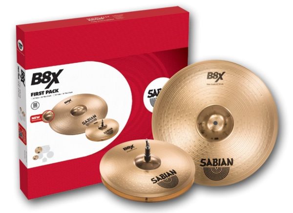 Sabian B8X First Pack (w 14'' Hats)