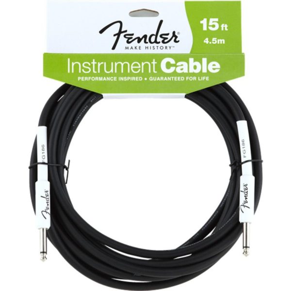 Fender Performance Series Instrument Cable 15' Black