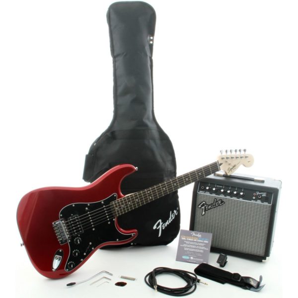 Squier Affinity Strat HSS & Frontman 15G Amp Candy Apple Red
