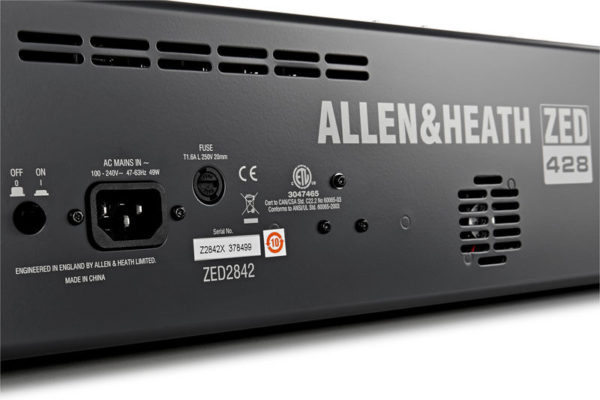 Allen & Heath ZED428 — изображение 5