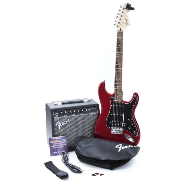 Squier Affinity Series Strat HSS & Champion 20 Candy Apple Red